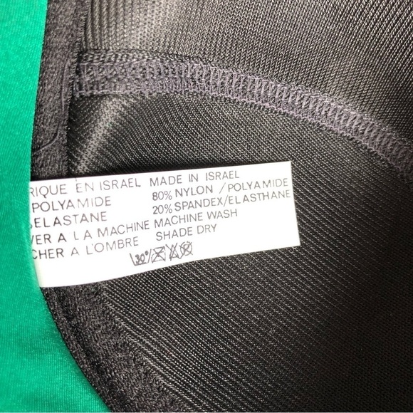 NWT Vintage 80’s green high waisted 2pc bikini - Picture 6 of 11